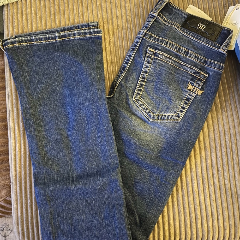 Miss Me Classic Blue Bootcut Jeans for women - Picture 4 of 6